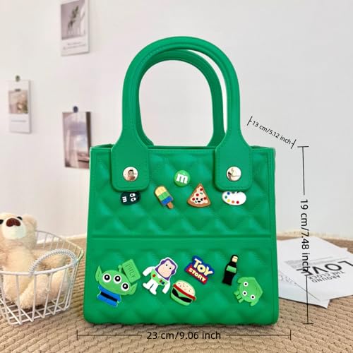 Beach Tote Bag Medium Size Rubber Rubber Tote Bags With Handles Consist OF Accessories Charm Phone Holder2