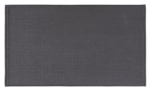 PANA Baumwoll Badematte rutschfest • Duschvorleger und Badvorleger • 100% Baumwolle Badteppich...