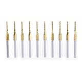 【Gran flexibilidad】 1.5 mm de borde de corte La longitud y 1/8 mm de diámetro del vástago serían aptos para fresadoras o máquinas de corte CNC. Las fresas de flauta única se utilizan para una mejor evacuación de viruta en fresado de alta velocidad. Seleccione el tipo de herramienta correcto y optimice la eliminación método.