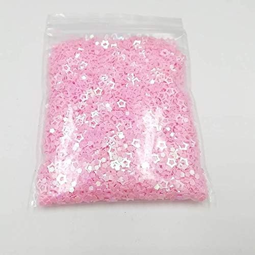 100g Hollow Star PVC Nail Glitter Flake Solid Color Confetti Flakes Glitters Craft Sequin Decoration Manicure Chunky - (Color:)