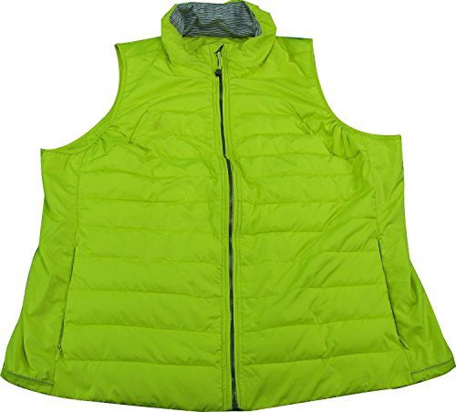 Tangerine Womens Sleeveless Full Zip Vest, Yellow