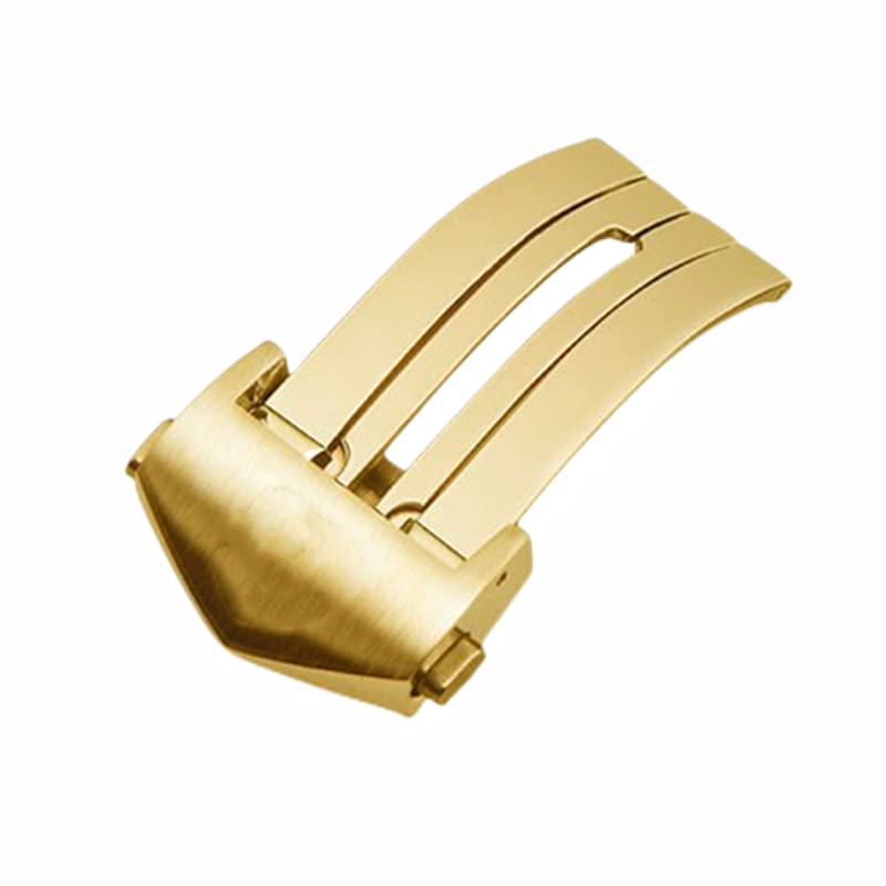 Fermoir boucle de déploiement montre bracelet cuir acier rechange universel