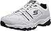 Skechers Sport Men's Afterburn Memory Foam Strike On Training Shoes,White/Navy,12 4E US