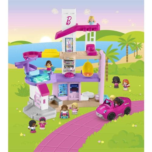 Niñas, Toy juegos la casa barbie Marca Fisher-Price (3)