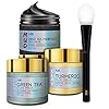 ANAI-RUI-Turmeric-Clay-Mask-Green-Tea-Detox-Clay-Mask-Dead-Sea-Minerals-Mud-Mask-Spa-Facial-Mask-Set-25-oz-each ANAI RUI Turmeric Clay Mask - Green Tea Clay Mask - Dead Sea Minerals Mud Mask, Spa Facial Mask Set, Face Mask Gift Set 2.5 oz each