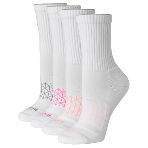 Hanes Absolute Active Crew Socks for Women Cover