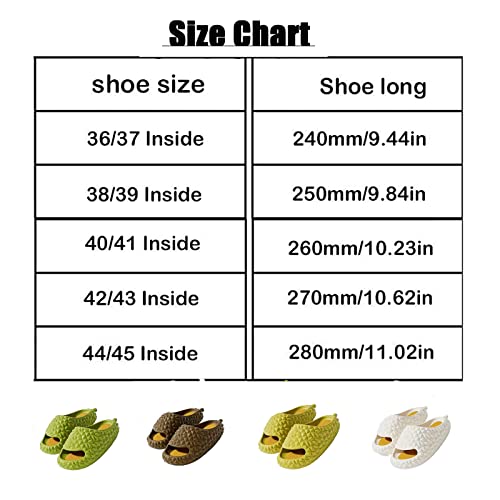 Giltpeak Durian Slides，Thickened Non-Slip Shower Slippers，EVA Slides Memory Foam Slippers Womens Durian Slides 20233