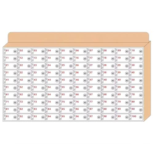 Caja de almacenamiento transparente para teléfono móvil organizador de pared para 60 terminales