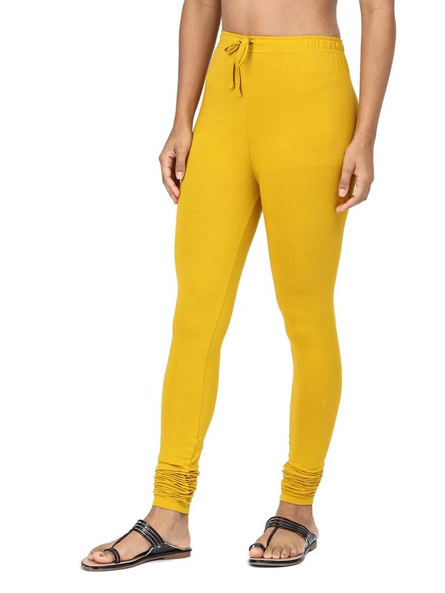 Image of Robinbosky Cotton Churidhar Leggings for Women - Stylish, Stretchable & Flattering Fit for All-Day Comfort