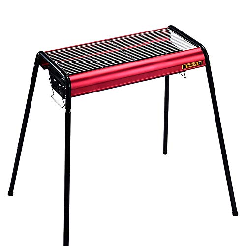 QJJML Household Stainless Steel Grill, Outdoor Folding Portable Grill, 64 X 35x 32cm