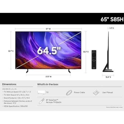 Image of Samsung QN65S85H 65 inch Class 4K OLED Smart TV