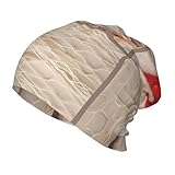 AYYQWE Gorro unisex con estampado de concha de estrella de mar para barco, playa, esquí, senderismo, uso diario, invierno, suave, color negro