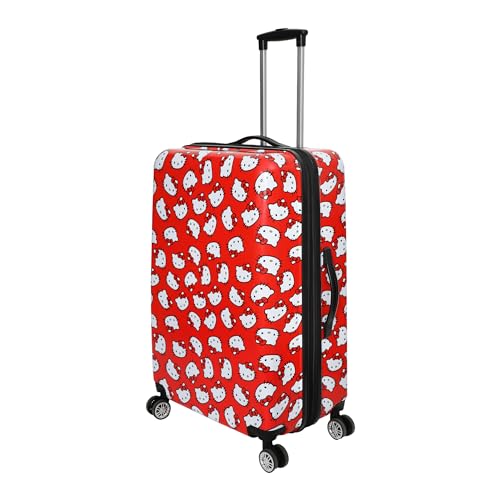 Bioworld Hello Kitty All-Over Print 28" Suitcase With 360-Degree Wheels And Retractable Handle2