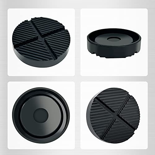 Image of TONDA Floor Jack Pad, Pinch Weld Jack Adapter, Rubber Pad for Cars, 2 Pack