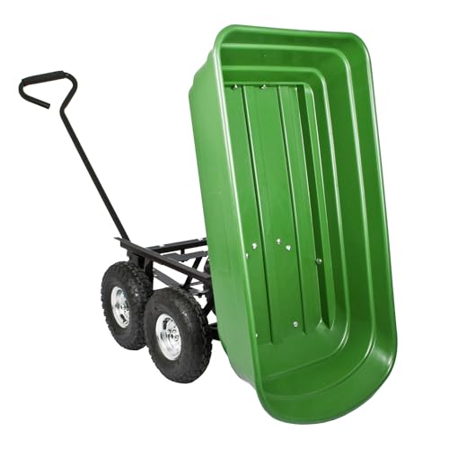 Komodo GARDEN DUMP TROLLEY Tipping Wheelbarrow Tip Truck 9 Komodo GARDEN DUMP TROLLEY Tipping Wheelbarrow Tip Truck - Image 9