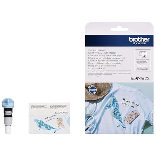 Brother CADXVBKIT1 ScanNCut DX Vinyl Auto Blade Kit, No...