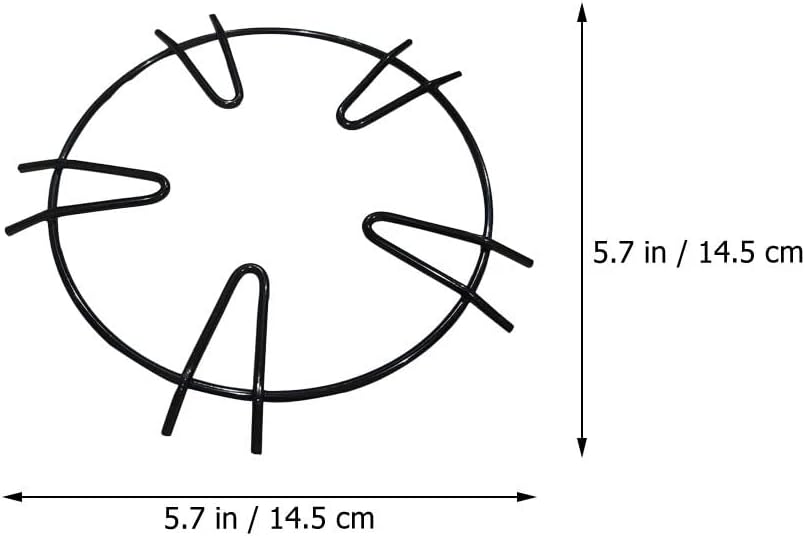 3pcs Gas Stove Brackets Cooktop Burner Grate Stove Rack Wok Support Five Ear Trivets Range Pan Holder Stand