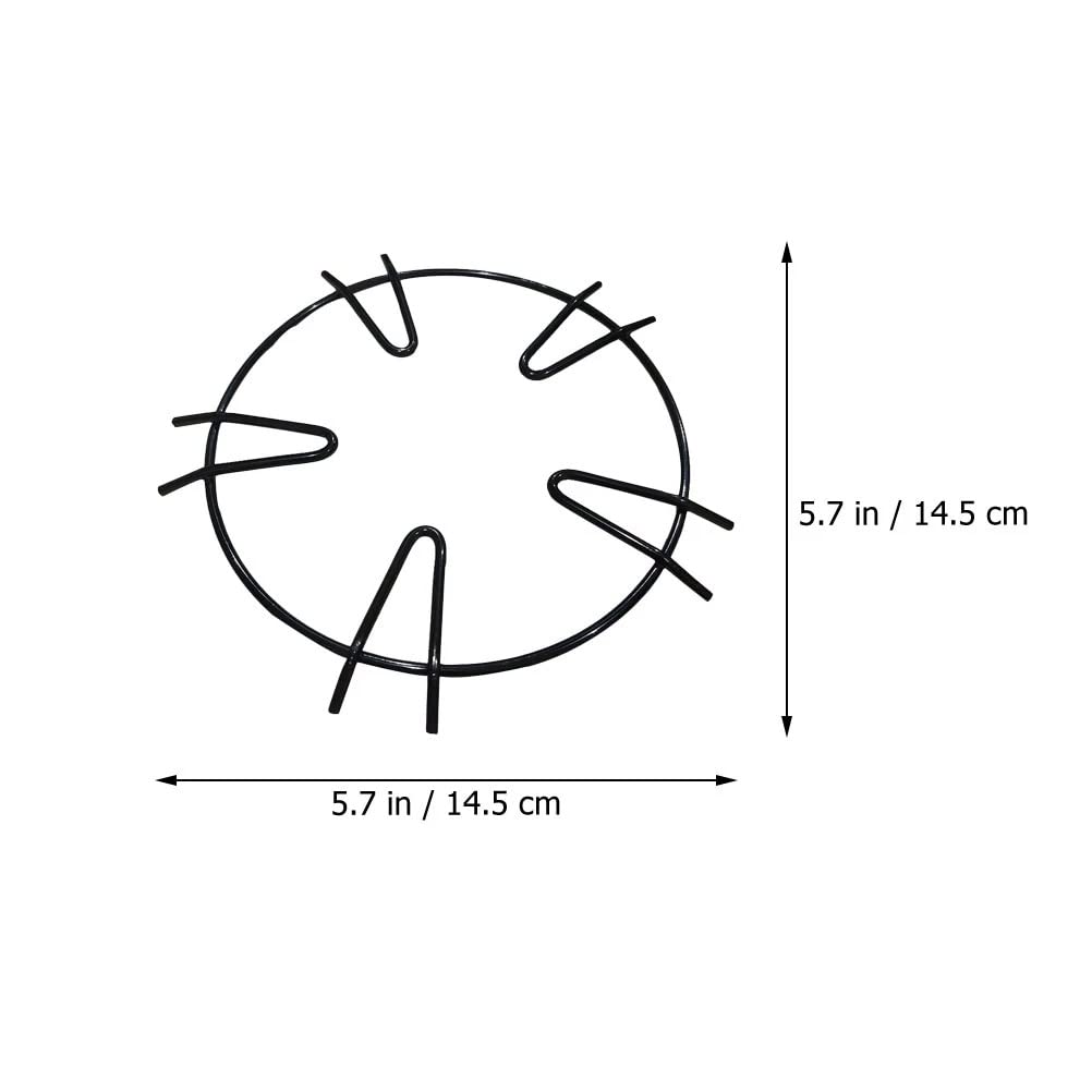 3pcs Soportes de Estufa de Gas Quemador Rejilla Estufa Estufa Wok Anillo de Soporte de Cinco trivings de Orejas Soporte de sartén