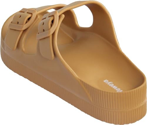 Image of Weweya Platform Sandals Women Arch Support Sandal Buckle Straps Slides