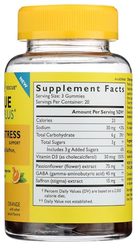 RESCUE Bach Plus Mood Support Gummies
