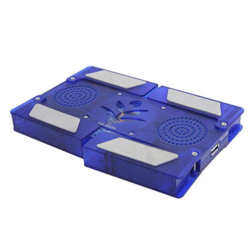 Base refrigerante portátil para laptop con 2 ventiladores LED miniatura 2