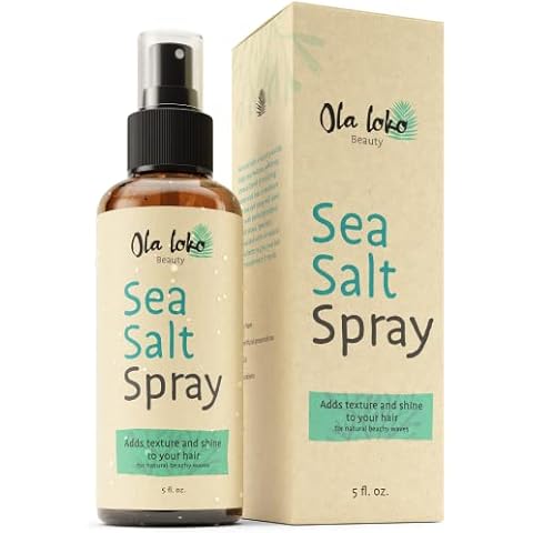 Sea Salt Spray Hair for Men and Women, Dry Texture Spray Hair with Hydrolyzed Rice Protein, Adds Volume to Curly Hair and Beach Waves, 5 Fl Oz Cover