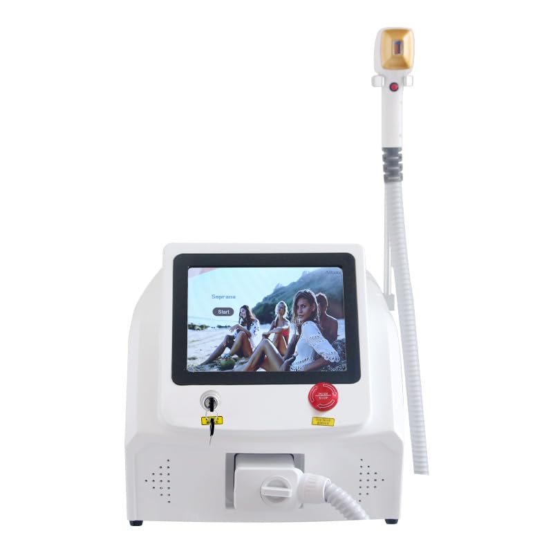 Depiladora Electrica Mujer,2025 Ice Titanium Diode Laser-2000W de Alto Rendimiento, Depilación Láser, 40 Millones de Disparos, Depilación Corporal Entera, Adecuado Para Salones De Belleza