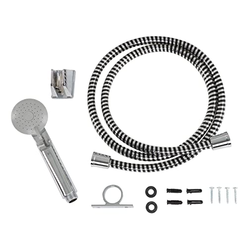 Kit de Ducha para Baño RV con Manguera en Cromo miniatura 1