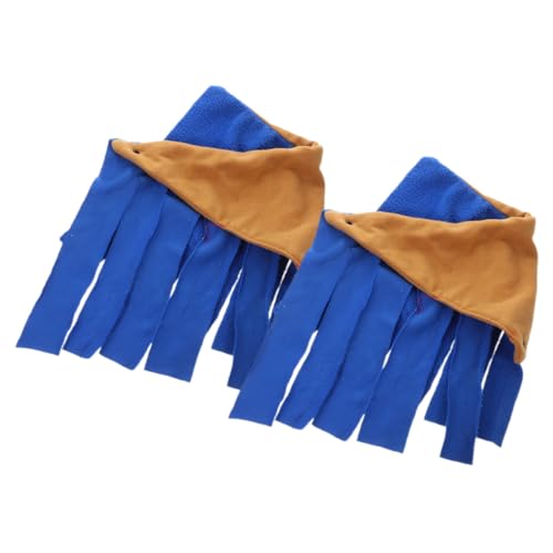 HANABASS 2pcs Small Animals Hideout Cage Rat Corner Hideaway for Guinea Pigs Hamsters and Dwarf Bunnies Safe Easy to Install Sleeping Tent