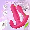 ZWFUN Butterfly Vibrator Vibration für Frauen mit 10 Vibrationsmodi und 3 Teleskopmodi Fernbedienung 3 in 1 G-Punkt Vibrator für sie leise Klitoris Stimulator Sex spielzeug für Frauen Paare Extrem Sex #5