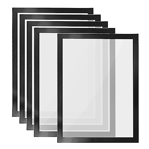 Cadre photo autocollant A3 double face amovible pour une signalétique claire sur vitre et mur
