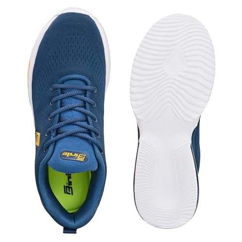 Image of Birde Men's Sports Shoes for Gym, Walking, & Running Lightweight Comfortable Sports Shoes | Colour -Black EVA-TPR-TPU Knitting Sports Shoes
