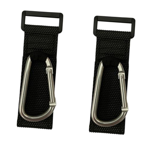 SUPVOX 2pcs Hanger Bags Shopping Hook Stroller Clip Stroller Organizer Mummy Bag Holder Buggy Carabiner Metal Carabiner Pushchair Carabiner Aluminum Alloy Silver