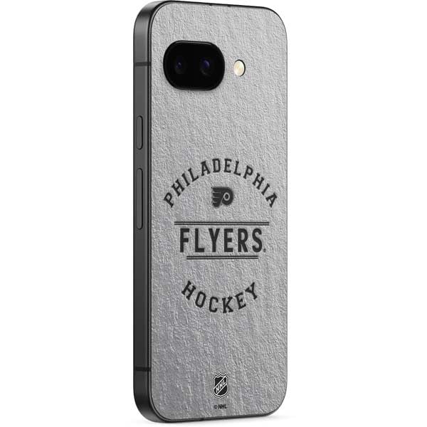 Skinit Decal Phone Skin Compatible with Google Pixel 9a - Officially Licensed NHL Philadelphia Flyers Black Text Design