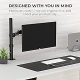 HumanCentric VESA Mount Adapter Compatible with LG Monitors 24MP58VQ, 24MP58VQ-P, 24MP59HT, 24MP59HT-P, and 24MP60VQ, Mounts Monitor to VESA Stand, Arm or Desk Mount with 75x75 or 100x100 mm Pattern - Image 4