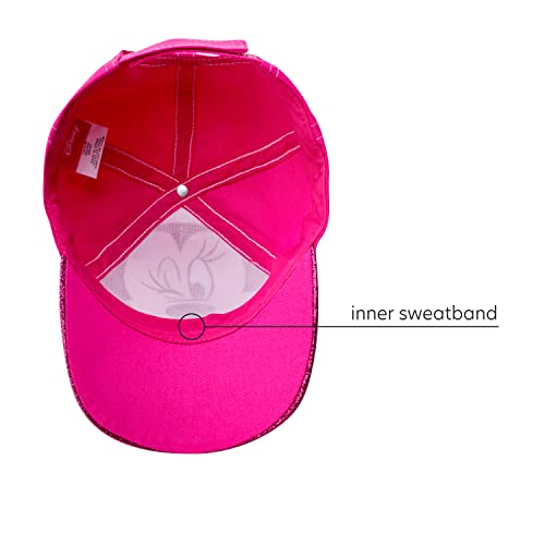 Disney Girls’ Minnie Mouse Glitter Baseball Cap – Minnie Mouse Costume Hat With 3D Ears (2-7), Size Age 4-7, Minnie Mouse Pink #TOP5