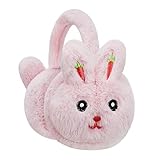 [LYING] イヤーマフ 防寒 耳カバー イヤーウォーマー 子供 可愛い 動物柄 耳あて レディース 冬 裏起毛 あったか 防寒耳当て キッズ 女の子 男の子 ふわふわ 防風 保温 学生用 通学 自転車 雪遊び アウトドア 折りたたみ 伸縮可 耳の保護