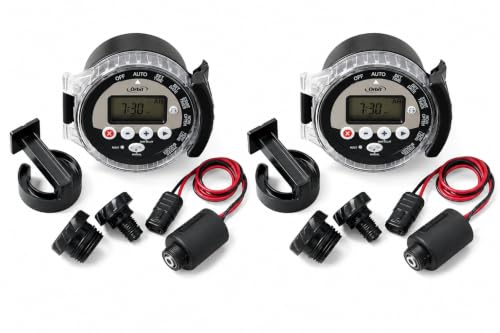 2-Pack Orbit 57865 Battery-Operated Sprinkler Timer, Black