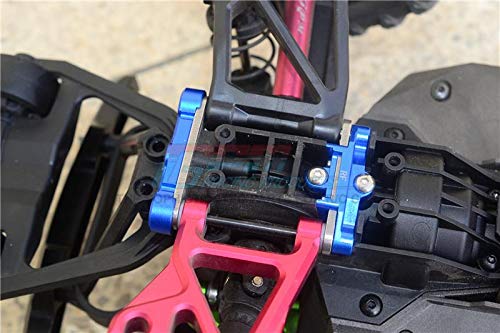 Traxxas 1/10 Maxx 4WD Monster Truck Upgrade Parts Aluminium Front + Rear Lower Arm Tie Bar Mount - 18Pc Set Red