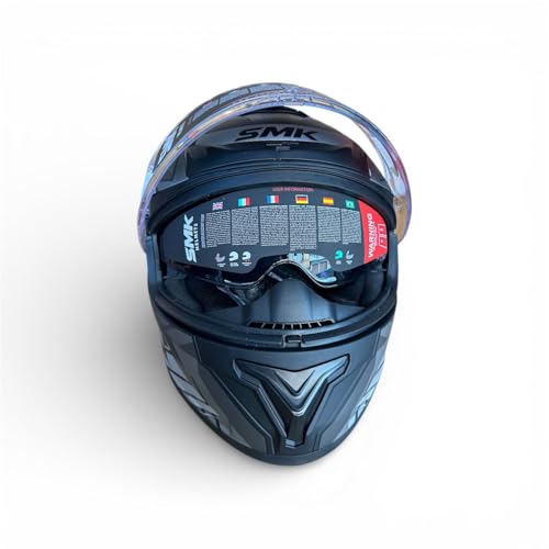 Image of SMK Typhoon Rival Full Face Dual Visor Helmet, Dual Spoiler, ISI DOT ECE 22.06 Certified