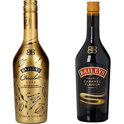 Baileys Chocolat Luxe, licor de crema de whisky irlandesa, 500 ml & Salted Caramel, 700 ml Cover