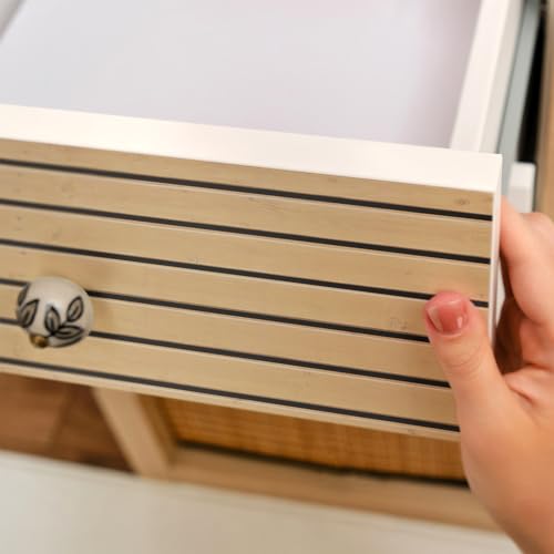 Vinilo para muebles de listones de madera de 75x150 cm autoadhesivo acabado mate 4