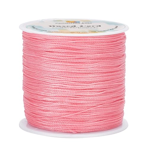 PH PandaHall 115 Yards 0.5mm Waxed Polyester Cord