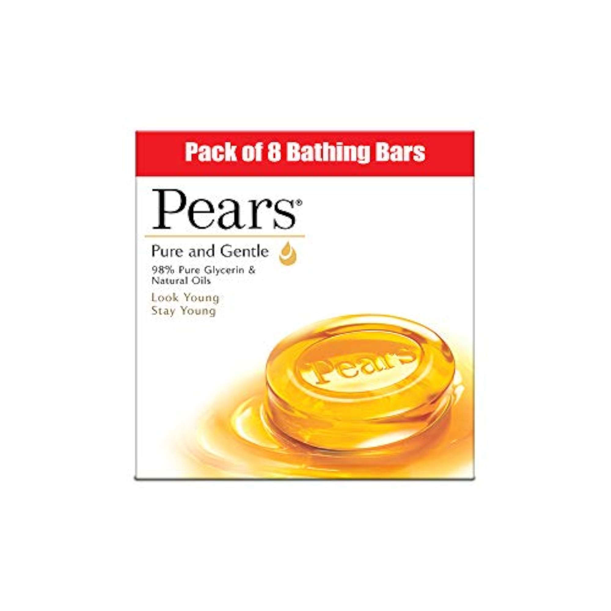 Pure And Gentle Bathing Bar 125g Pack of 8