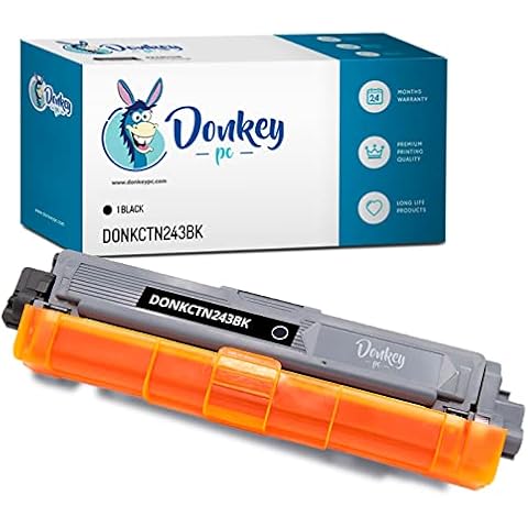 Donkey pc - TN243BK Toner cartridge for Brother HL-L3210CW L3230CDW L3270CDW, MFC-L3710CW L3730CDN L3750CDW L3770CDW DCP-L3510CDW L3550CDW L3517CDW TN-243BK (1.000 pages) Cover