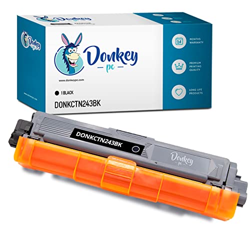 Donkey pc - Toner TN-243BK TN243BK Compatible para Brother DCP-L3510CDW DCP-L3550CDW HL-L3210CW HL-L3230CDW HL-L3270CDW MFC-L3710CW MFC-L3750CDW MFC-L3770CDW (1000 Páginas) Cover