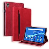Multifunción de esta funda para tableta Lenovo Tab M8: el bolsillo para tarjetas de documentos está diseñado para que guarde sus tarjetas de visita, tarjetas bancarias, billetes o facturas mientras viaja, correa diseñada para que se ajuste fácilmente a su tableta cuando no la use.