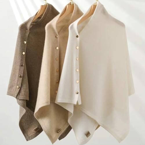 Faux Cashmere Shawls and Wraps for Women with Buttons Light Weight Warm Soft Spring Fall Winter Scraf 20242