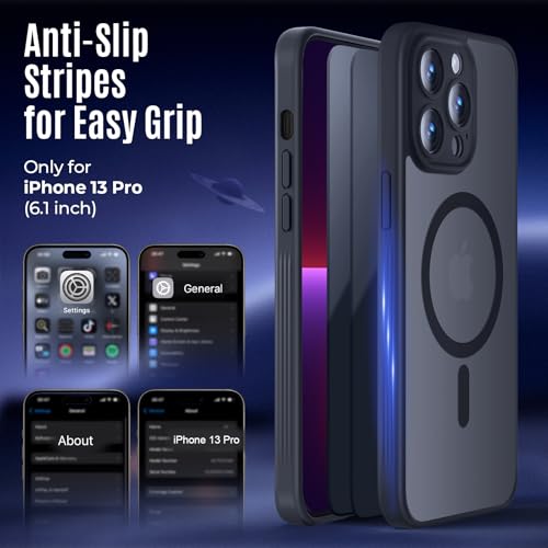 Image of Symcele Designed for iPhone 13 Pro Case, Black