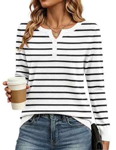 Image of Jumpers for Women Elegant Long Sleeve Tops Oversized Button Down Sweaters